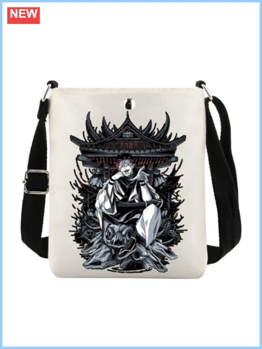 Canvas Crossbody Bag Printed Pouch for Phone Cosmetics Travel Gift